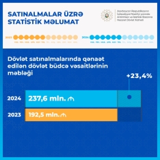 Ötən il dövlət satınalmalarında 742,5 milyon manat dövlət büdcə vəsaitinə qənaət edilib | FED.az