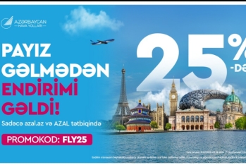 AZAL-la sərfəli uçuşlar: 25%-dək endirimlə səyahət edin