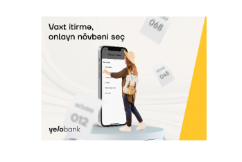 Yelo Bank-a növbəni onlayn götürün - FİLİALDA GÖZLƏMƏYİN