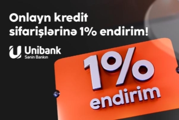 Unibank endirimli onlayn kredit kamaniyası keçirir