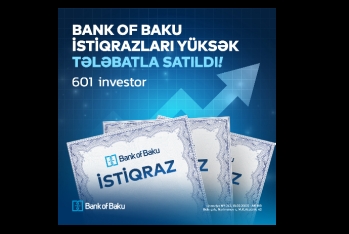 Bank of Baku istiqrazları yüskək tələbatla satıldı –[red] 601 İNVESTOR[/red] | FED.az