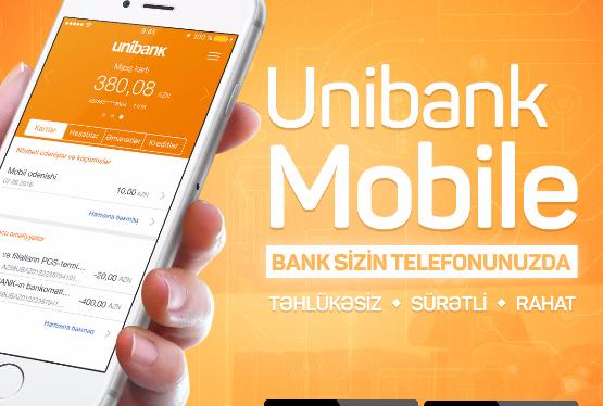 Unibank Mobile  ən çox istifadəçisi olan mobil əlavədir