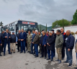 Laçında avtobus marşrutu xəttləri açıldı - FOTOLAR | FED.az