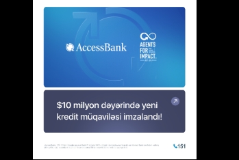 AccessBank $10 milyon dəyərində yeni kredit müqaviləsi imzaladığını - [red]ELAN EDİR[/red] | FED.az