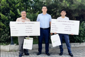 Aqrar Sığorta Fondu Goranboyda fermerlərə - 50 MİN MANAT ÖDƏNİŞ ETDİ