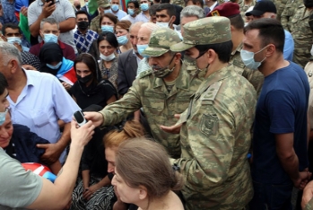 Prezident şəhid general və polkovnikin ailəsinə zəng etdi - FOTO