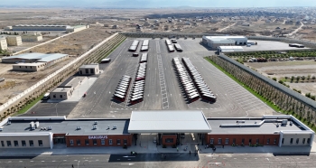 İlham Əliyev “BakuBus”un Gəncə Avtoparkının açılışında iştirak edib - FOTOLAR | FED.az