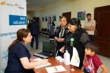 При организации ЗАО «AzerGold» в Дашкесане началась очередная акция по медосмотру | FED.az