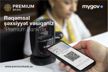 Rəqəmsal şəxsiyyət vəsiqəniz artıq - "PREMİUM BANK"DA