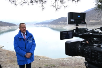 Beynəlxalq kanoe federasiyalarının prezidentləri Sərsəng su anbarına baxış keçiriblər - FOTOLAR | FED.az