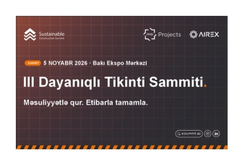 Bakıda III Dayanıqlı Tikinti Sammiti - [red]KEÇİRİLƏCƏK[/red] | FED.az
