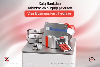 Sahibkar və hüquqi şəxslər üçün - Visa Business kartı