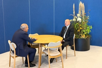 İlham Əliyev Kopenhagendə Nikol Paşinyanla görüşüb - FOTO | FED.az