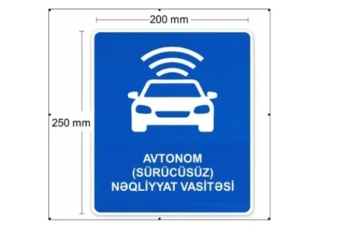 Yollarda yeni tanınma nişanı olacaq