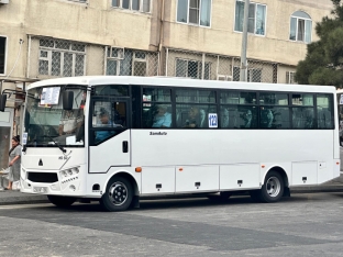 Azərbaycanda ilk dəfə: Hacıqabulda buraxılan avtobuslar Bakı-Sumqayıt marşrutunda! - FOTOLAR | FED.az