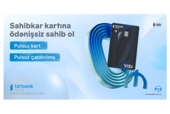 Birbank Biznes-in Visa Sahibkar kartı indi - TAMAMİLƏ PULSUZ VƏ YENİ DİZAYNDA
