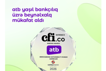 Azer Turk Bank признан пионером устойчивого банкинга в Азербайджане по версии CFI.co