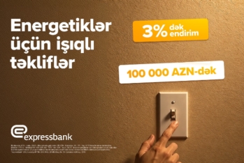 Energetiklərə 3%-dək - ENDİRİMLİ, KOMİSSİYASIZ KREDİT FÜRSƏTİ