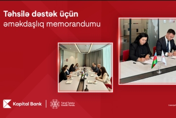 Kapital Bank və Təhsil Tələbə Kredit Fondu arasında - ƏMƏKDAŞLIQ MEMORANDUMU İMZALANIB