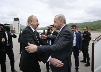 Laçın  Hava Limanının açılış mərasimi keçirilib, Azərbaycan və Türkiyə Prezidentləri iştirak edib - [red]VİDEO[/red] [b][red] - YENİLƏNİB[/red][/b] | FED.az