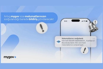 “mygov” platformasında məlumat sorğuları barədə bildirişlər göndəriləcək