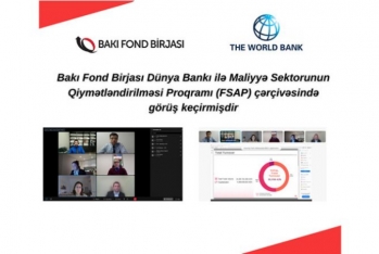 Bakı Fond Birjası Dünya Bankı ilə - GÖRÜŞ KEÇİRİLİB