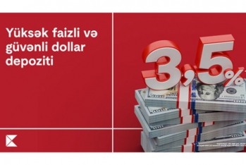 Kapital Bank-da - DOLLAR DEPOZİTİ SƏRFƏLİDİR