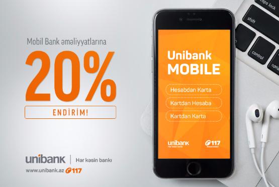 Unibank Mobil Bank istifadəçiləri üçün kampaniya keçirir