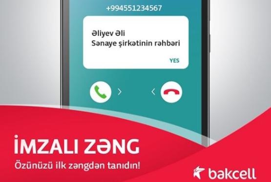 "İmzalı zəng" xidməti çıxdı 