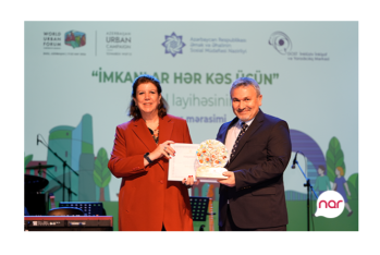 “Nar” “İmkanlar hər kəs üçün” layihəsinin bağlanış mərasimində iştirak edib