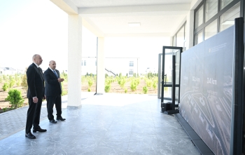 Prezident İlham Əliyev Ağdamın Kəngərli kəndinin açılışında  - FOTOLAR | FED.az
