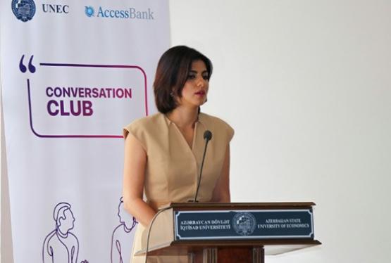 "AccessBank"ın dəstəyi ilə "UNEC Business Conversation Club" start götürüb