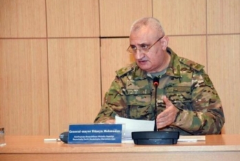 General Hüseyn Mahmudov: "ermənilər öz postlarını da yandırırlar"