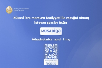 Xüsusi icra məmuru fəaliyyəti ilə məşğul olmaq istəyənlər üçün müsabiqə elan edilib