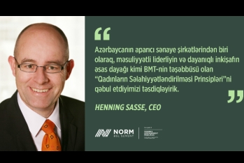 “Norm” BMT-nin Qadınların Səlahiyyətlərinin Genişləndirilməsi Prinsiplərinə qoşulub