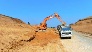 Suqovuşan-Sərsəng su anbarı-Qozlukörpü-Kəlbəcər avtomobil yolunun inşasına başlanılıb - FOTOLAR | FED.az