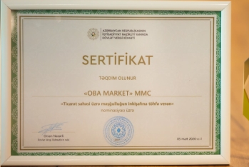 Dövlət Vergi Xidməti “OBA”nı məşğulluğa töhfəyə görə - TƏLTİF ETDİ