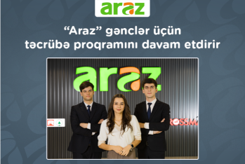 “Araz” supermarketlər şəbəkəsi gənclər üçün təcrübə proqramını davam etdirir