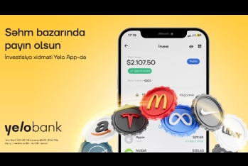 İnvestisiya imkanı artıq - Yelo App-də!