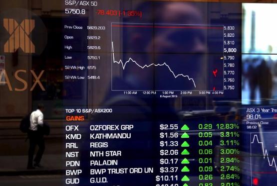 Рынок акций Австралии закрылся падением, S&P/ASX 200 снизился на 0,06%