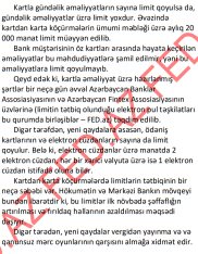 [red]Kartdan-karta əməliyyatlara limit qoyuldu – RƏSMİ, MƏBLƏĞLƏR - ƏTRAFLI [/red] | FED.az