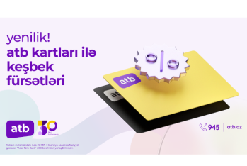 Azər Türk Bankdan müştərilər üçün yeni cashback