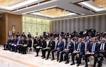 Azərbaycan, Türkmənistan və Özbəkistan liderləri mətbuata birgə bəyanatla çıxış ediblər -  FOTO | FED.az