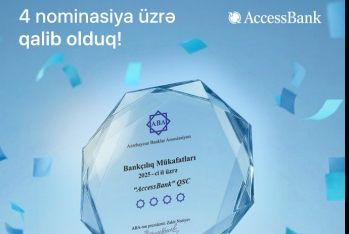 AccessBank dörd nominasiya üzrə - QALİB OLDU!