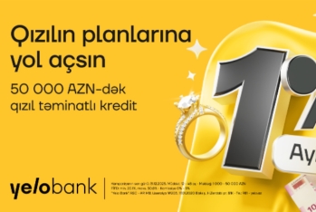 Aylıq cəmi 1%-dən - QIZIL TƏMİNATLI KREDİT!