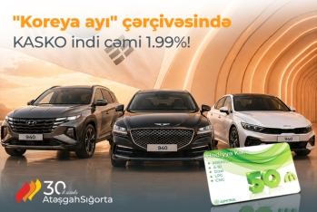 “Atəşgah” Sığorta “Koreya Ayı” KASKO kampaniyasına - START VERDİ!
