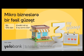 Yelo Bank-dan mikro bizneslərə - BİR FƏSİL GÜZƏŞT!
