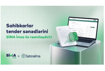 Sahibkarlar “Etender.gov.az” portalında sənədləri “SİMA İmza” imzalayacaq