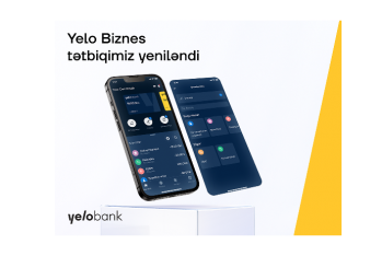 Biznes sahibləri üçün Yelo mobil tətbiqində - YENİLİK