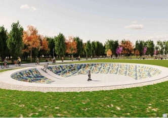 Bakıda yeni park salınır - FOTOLAR | FED.az
